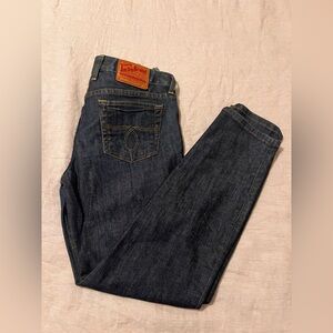 Lucky Brand Men's Dark Blue Relaxed Jeans